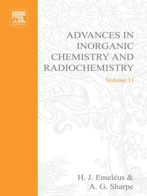 cover image of Advances in Inorganic Chemistry and Radiochemistry